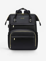 Leather Laptop Backpack, 15.6"-18"