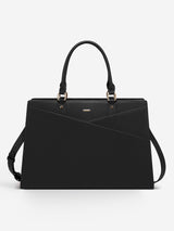 2Pcs Leather Office Laptop Tote Bag, 15.6" 17.3"