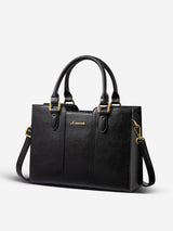 Vintage Leather Shoulder Handbag 11" 12.6"