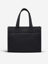 2Pcs Quilted Work Tote Bag, 15.6" 17.3"