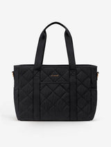2Pcs Quilted Puffer Laptop Handbag, 15.6" 17"