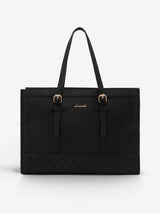 2Pcs Canvas Laptop Tote Bag, 15.6"