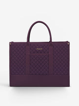 2 Pcs Quilted Laptop Tote Bag, 15.6" 17"