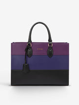 2Pcs Colorblock Laptop Tote Bag, 15.6" 17.3"