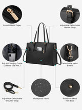 2-teilige Laptop-Umhängetasche, 15,6"