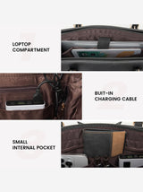 2-teilige Laptop-Umhängetasche, 15,6"