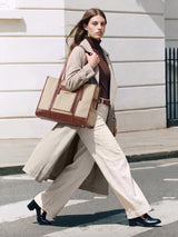 The Anchor Collection Tote Bag, C0004, Leopard Print