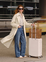 The Anchor Collection Tote Bag, C0003, Brown Embossed