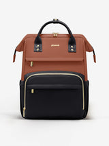 Leather Laptop Backpack, 15.6" 17"