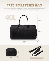 2Pcs Duffel Bag with Toiletry Bag