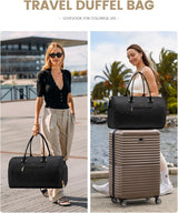 2Pcs Duffel Bag with Toiletry Bag