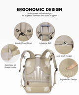 5Pcs Carry on Travel Backpack 40L/45L, 1995