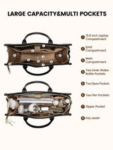 2Pcs Lightweight Computer Bag, 15.6" 17"