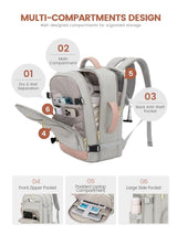 3Pcs/4Pcs Travel Backpack, 40L/50L