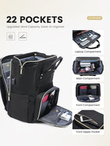 Viola Ⅱ Laptop Backpack with Separate Laptop Compartment, 15.6" 17"