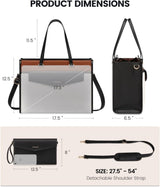 2-in-1 Laptop Tote, 15.6" 17.3"