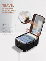 4Pcs Travel Backpack, 40L/50L