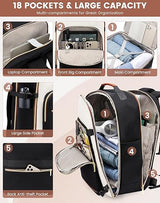 4Pcs Large Travel Backpack, 17.3 " 18.5 "