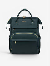 Leather Laptop Backpack, 15.6"-18"