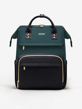 Leather Laptop Backpack, 15.6" 17"