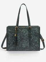 LOVEVOOK 2Pcs Vintage Leather Laptop Tote, 15.6" 17.3", 2208