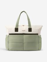 Multi-pocket Puffer Tote Bag, 15.6" 17.3"