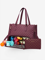 2Pcs Lunch Tote Shoulder Bag, 15.6",2033