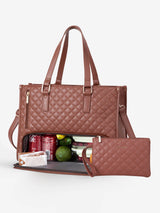 2Pcs Lunch Tote Shoulder Bag, 15.6",2033