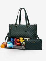 LOVEVOOK 2Pcs Lunch Tote Shoulder Bag, 15.6" 2033