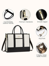 2Pcs Lightweight Computer Bag, 15.6" 17"