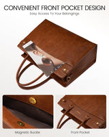 2-teilige wasserdichte Vintage-Laptoptasche, 15,6" 17,3"