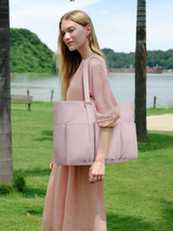 Multi-Pocket Laptop Tote Bag, 15.6" 17.3"