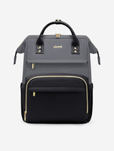 Leather Laptop Backpack, 15.6" 17"