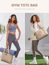 2Pcs Lightweight Gym Tote Bag