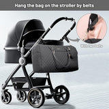 5Pcs Quilted Diaper Tote Bag