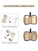 2 Pcs Quilted Laptop Tote Bag, 15.6" 17"