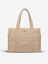 Large Puffer Work Tote Bag, 15.6" 17"