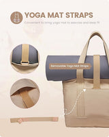 2Pcs Lightweight Gym Tote Bag