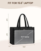 Puffer Tote Bag, 15.6" 17"