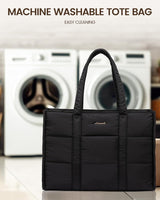 Puffer Tote Bag, 15.6" 17"