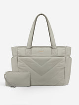 2Pcs Lightweight Puffy Tote Bag