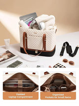 Tote Bag with Lunch Compartment, 15.6" 17.3"