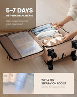 Spinner Carry On Luggage, 22"(US ONLY)