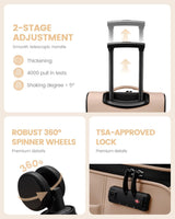 Spinner Carry On Luggage, 22"(US ONLY)