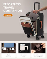 Lightweight Waterproof Suitcases, 20"(Only US)