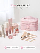 2Pcs Travel Makeup Bag