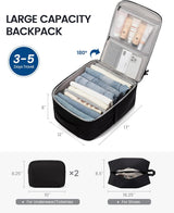 4Pcs Travel Backpack, 35L-45L