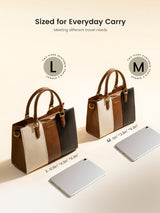 Vintage Leather Shoulder Handbag 11" 12.6"