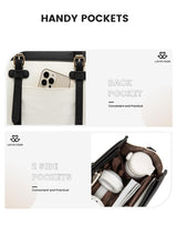 LOVEVOOK 2Pcs Canvas Laptop Tote Bag, 15.6" 30130