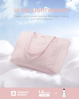 2Pcs Lightweight Puffy Tote Bag